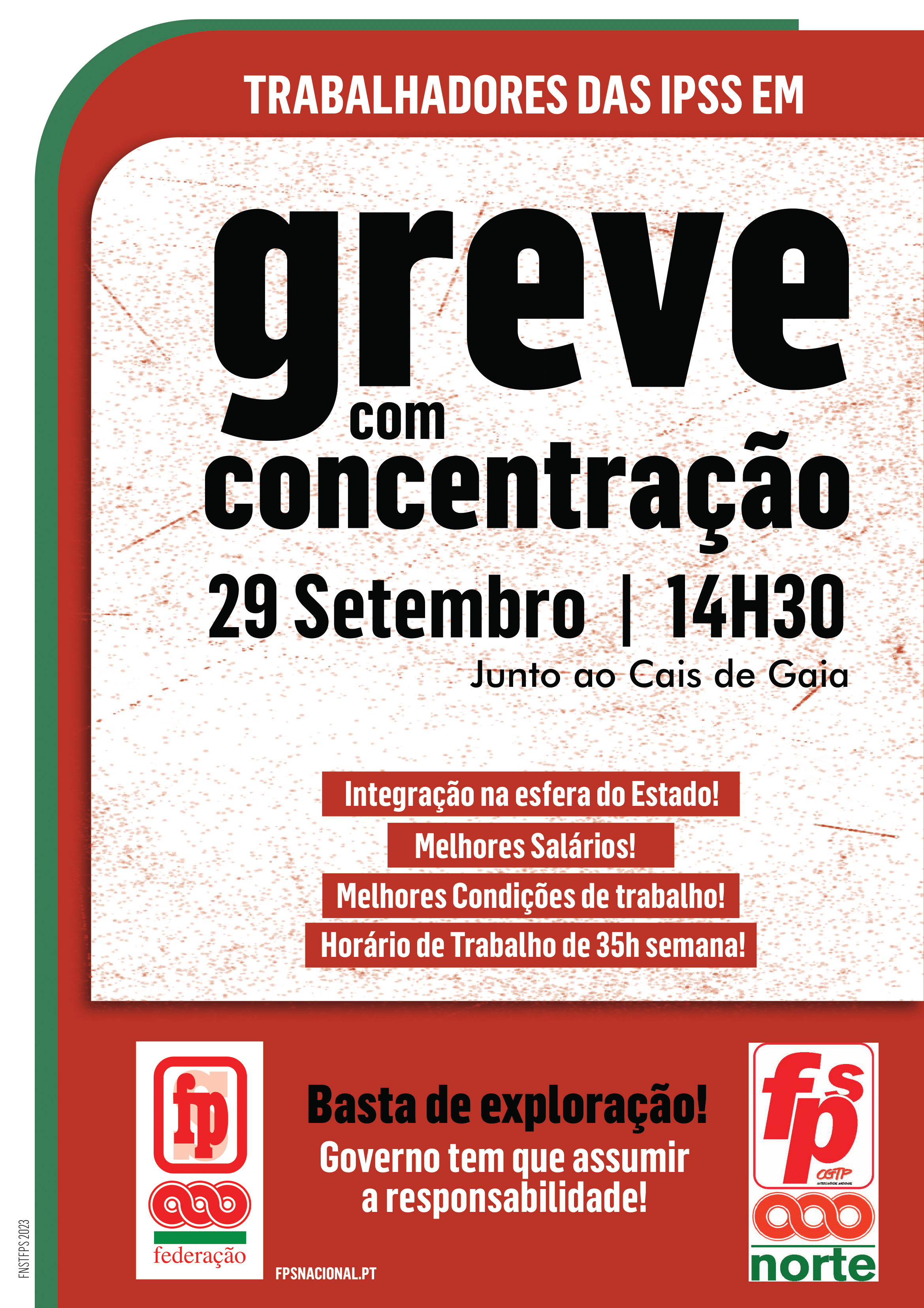 Trabalhadores das IPSS fazem greve dia 29/9 e saem à rua em protesto contra a exploração